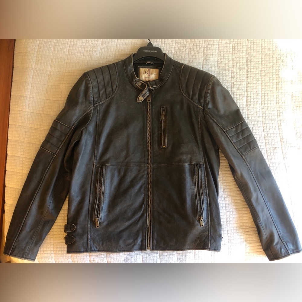 Wilson Dark Brown Leather Jacket